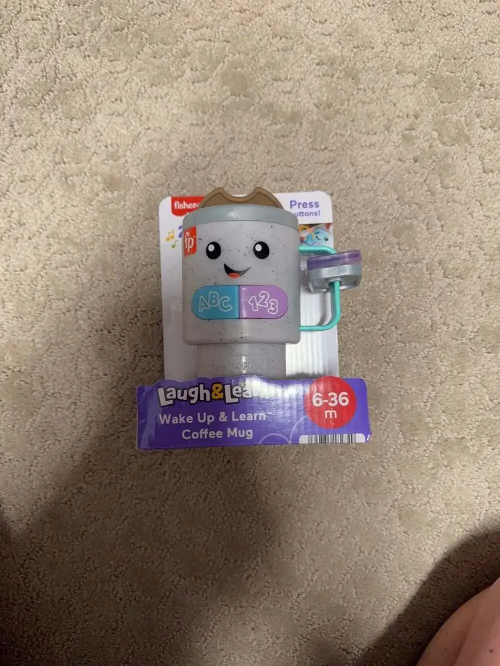 Fisher-Price Laugh & Learn Wake Up & Learn Coffee Mug Toy